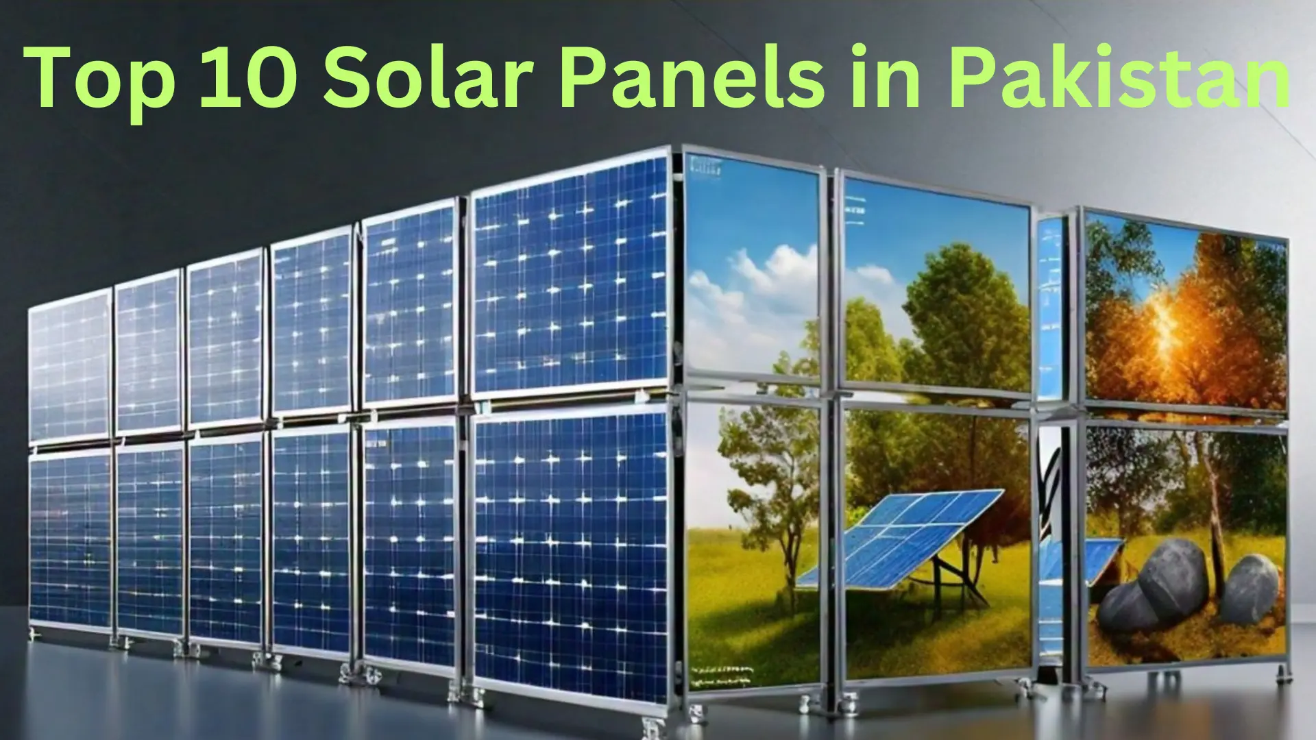 Top 10 Solar Panels in Pakistan 2024 | Best option for me